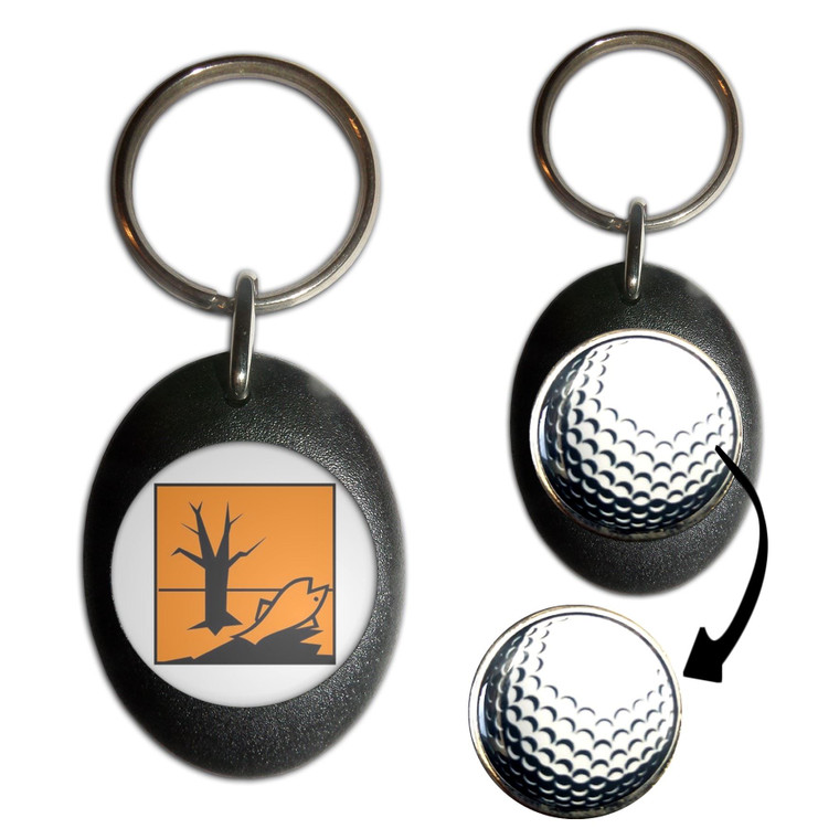 Enviromental Hazard - Golf Ball Marker Key Ring