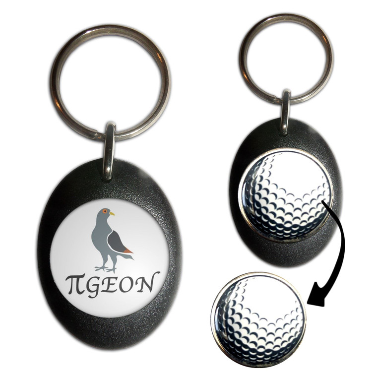 Pi Pigeon - Golf Ball Marker Key Ring