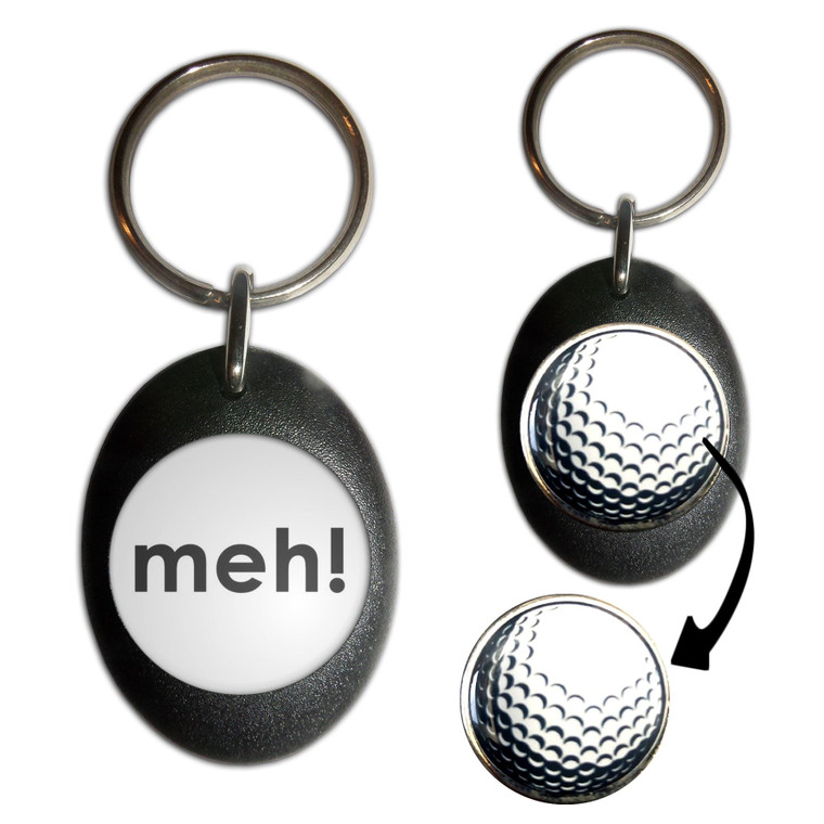 Meh - Golf Ball Marker Key Ring