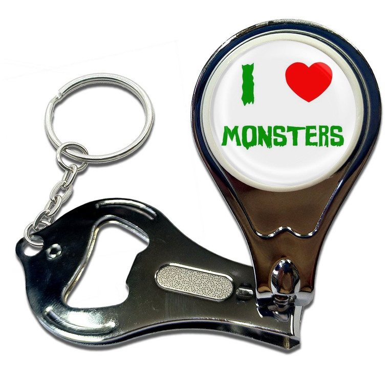 I Love Monsters - Nail Clipper Bottle Opener
