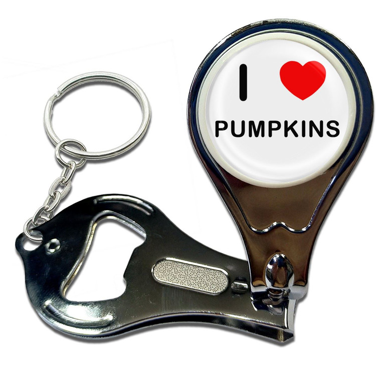 I love Pumpkins - Nail Clipper Bottle Opener