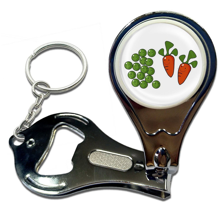 Peas and Carrots - Nail Clipper Bottle Opener
