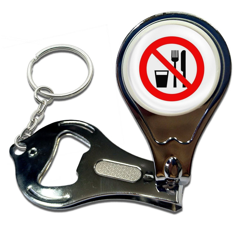 No Food or Drink - Nail Clipper Bottle Opener