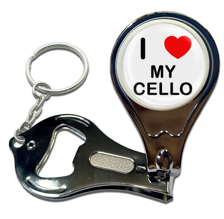 I Love My Cello - Nail Clipper Bottle Opener