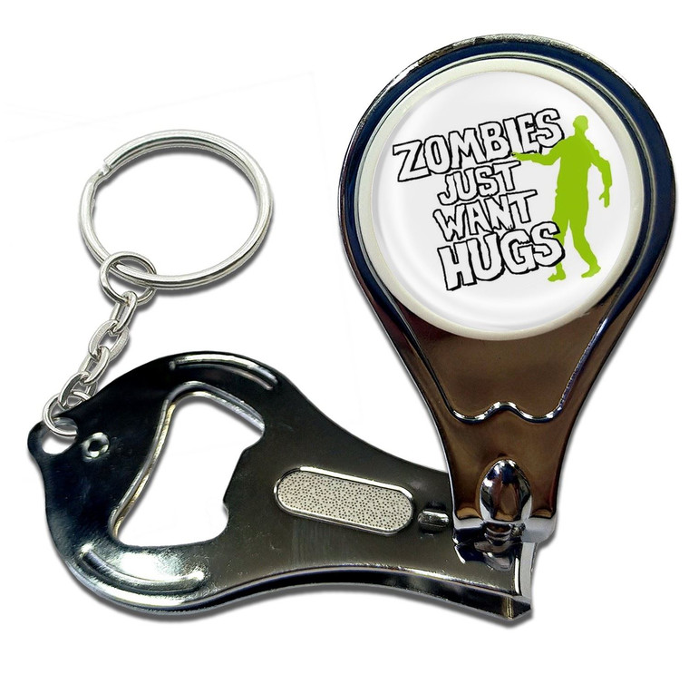 Zombies Just Want Hugs - Nail Clipper Bottle Opener
