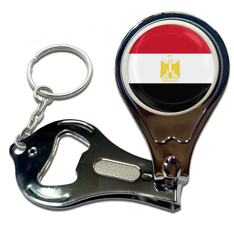 Egypt Flag - Nail Clipper Bottle Opener