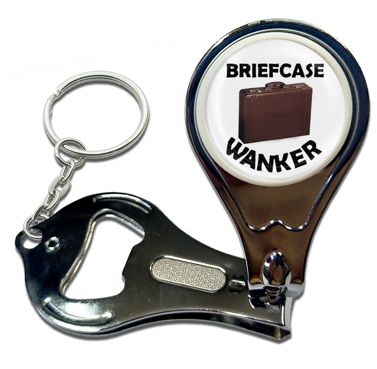 Briefcase Wanker - Nail Clipper Bottle Opener