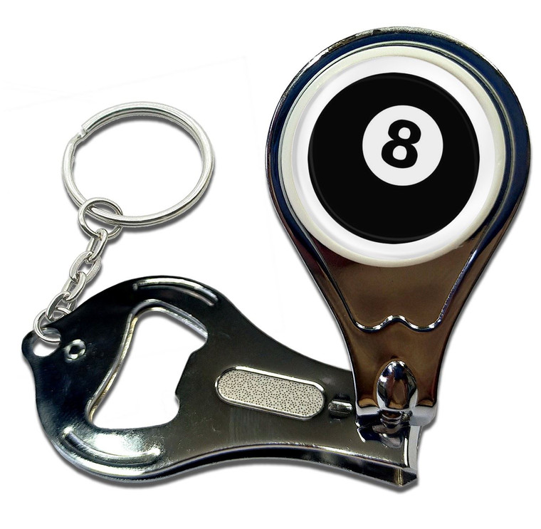 8 Ball - Nail Clipper Bottle Opener