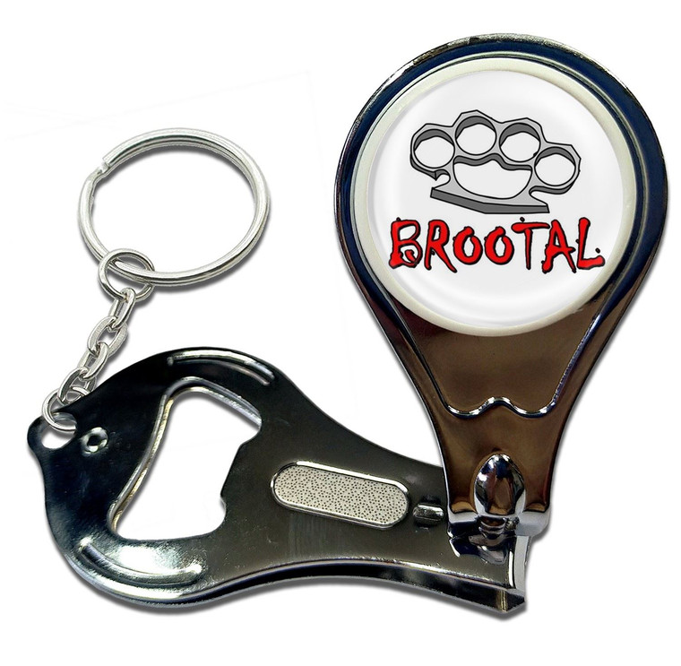 Br00tal Knuckleduster - Nail Clipper Bottle Opener