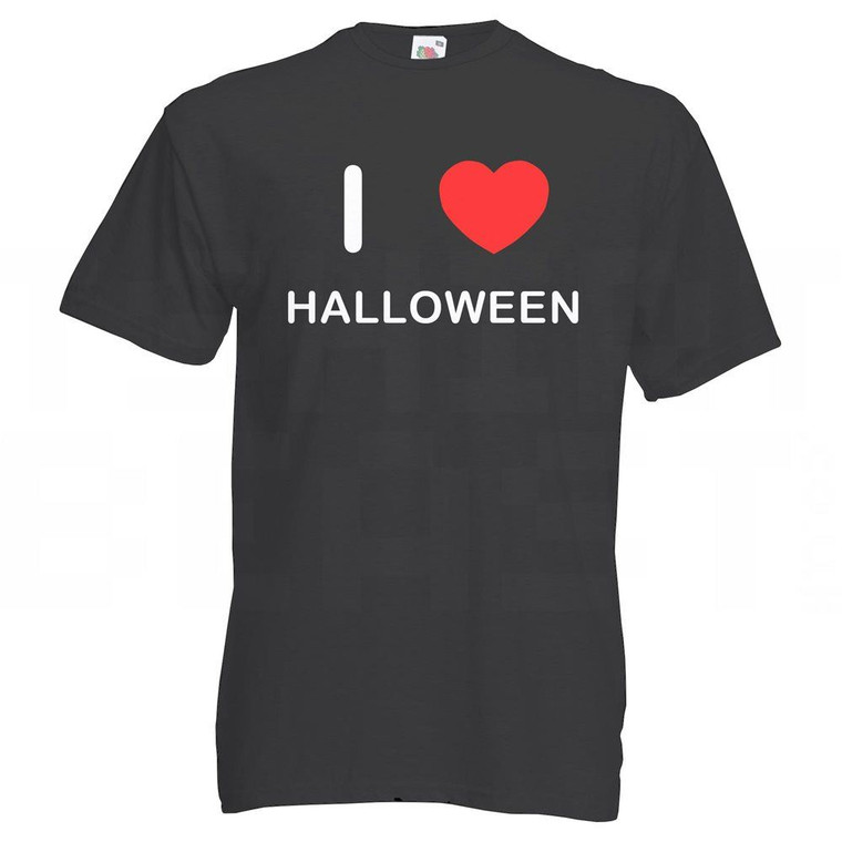 I Love Halloween - T Shirt