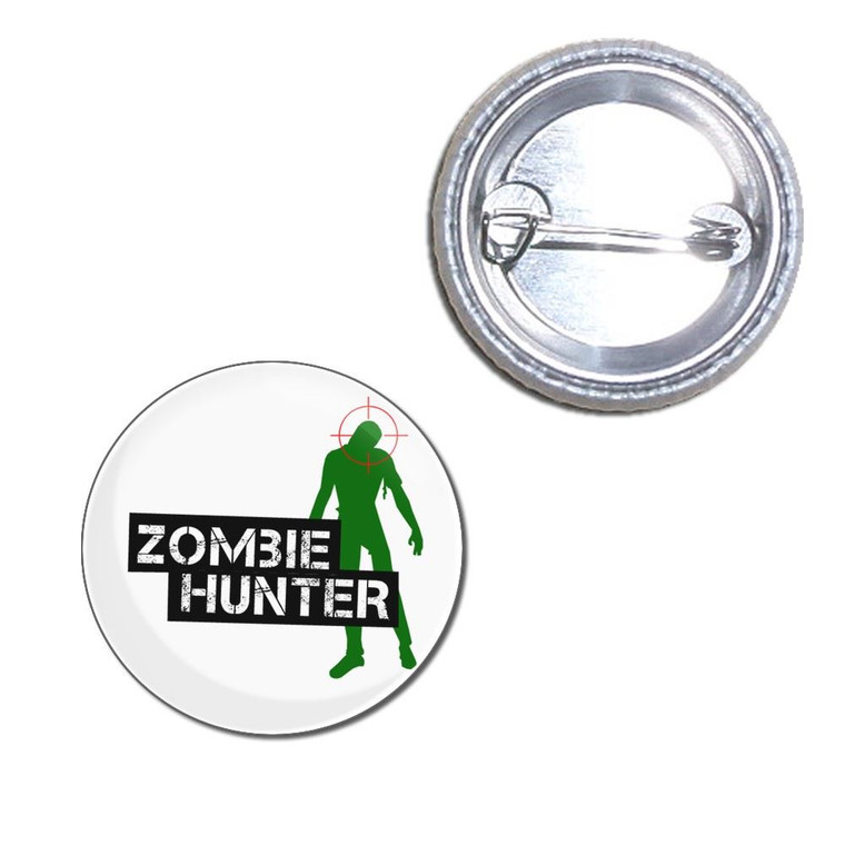 Zombie Hunter - Button Badge