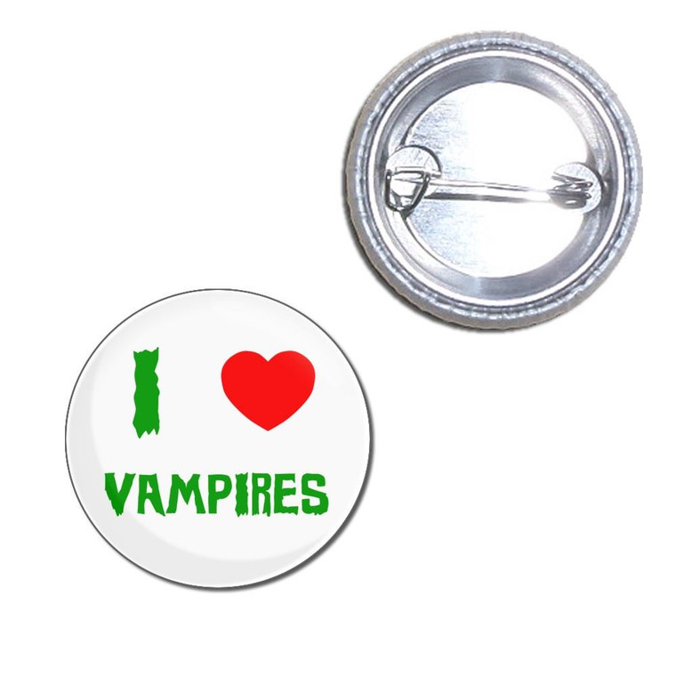 I Love Vampires - Button Badge