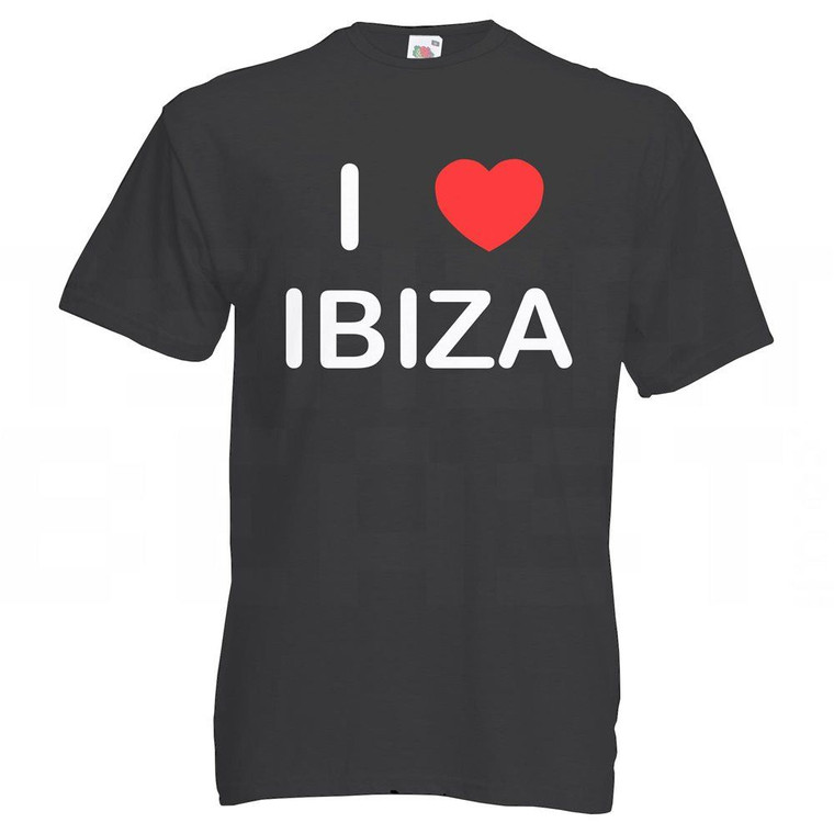 I Love Ibiza - T Shirt