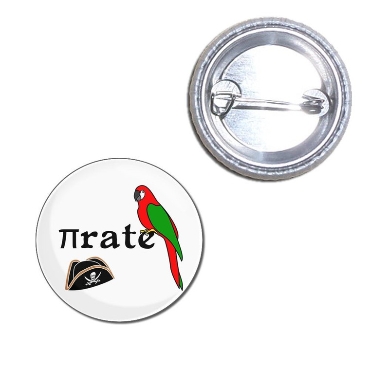 Pi Rate - Button Badge Pi Rate - Button Badge