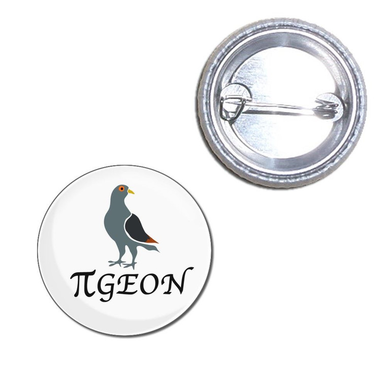 Pi Pigeon - Button Badge