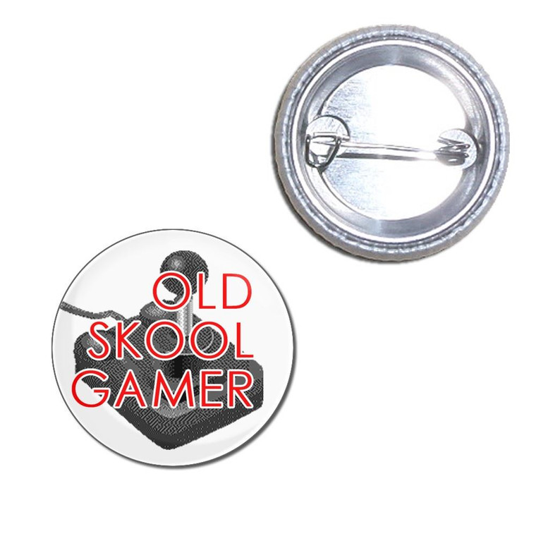 Old Skool Gamer - Button Badge