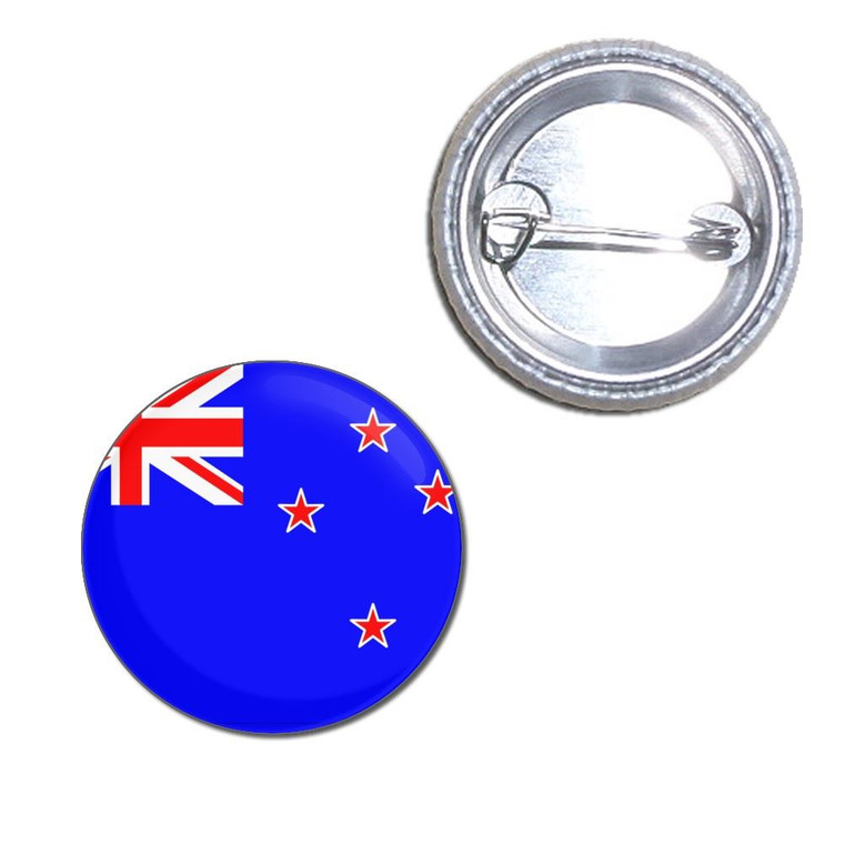 New Zealand Flag - Button Badge