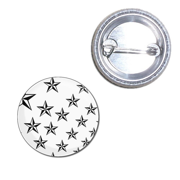 Nautical Stars - Button Badge