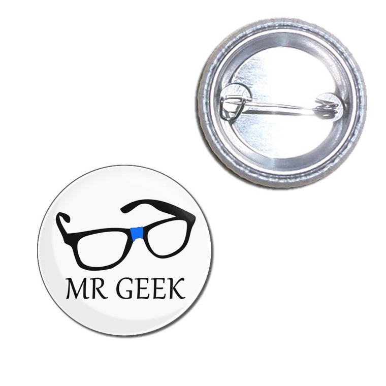 Mr Geek - Button Badge