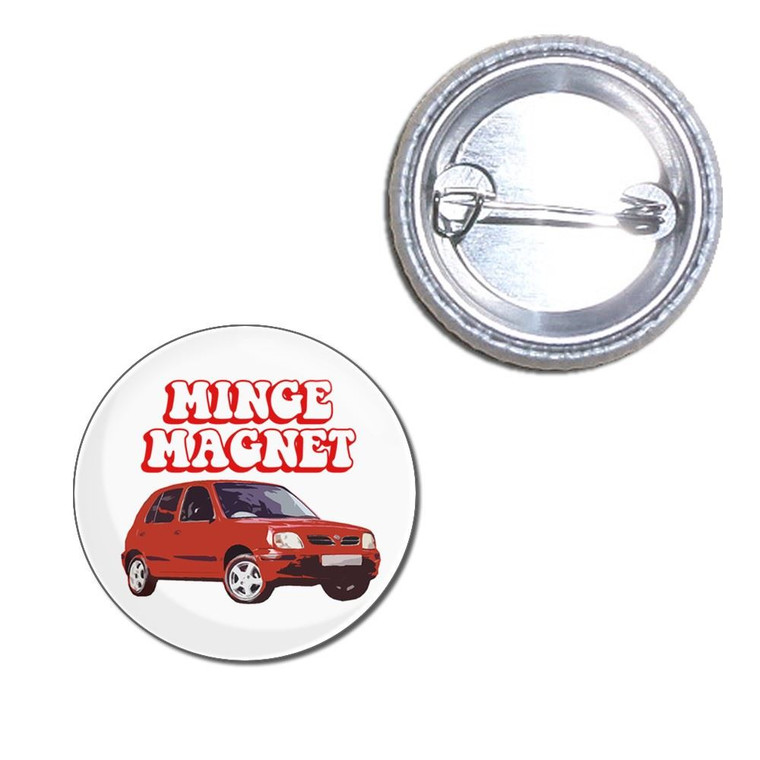 Minge Magnet - Button Badge