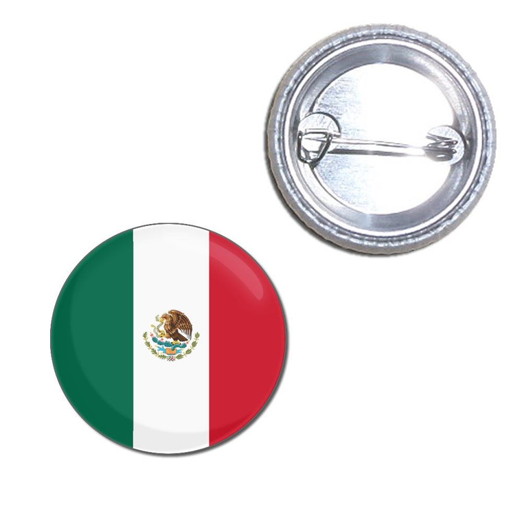 Mexico Flag - Button Badge