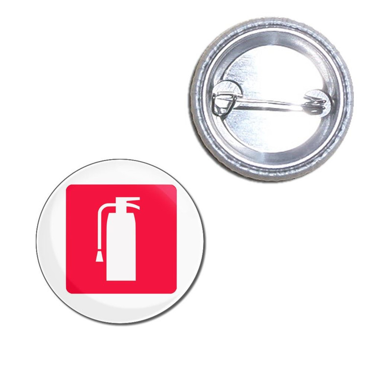 Fire Extinguisher - Button Badge