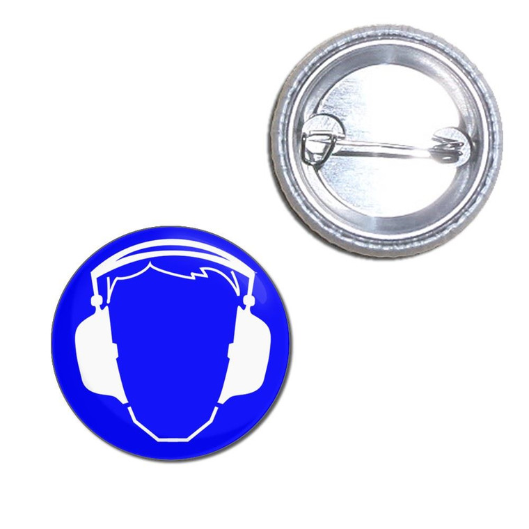 Ear Protection - Button Badge