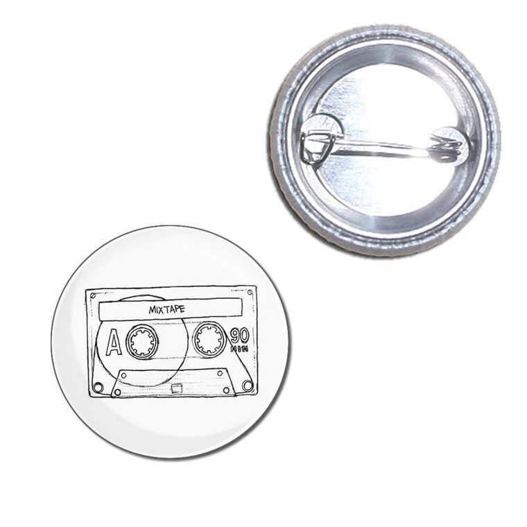 Cassette Tape - Button Badge