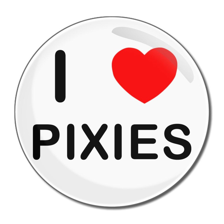 I Love Pixies - Round Compact Mirror I Love Pixies - Round Compact Mirror