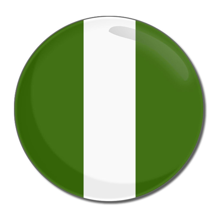 Nigeria Flag - Round Compact Mirror