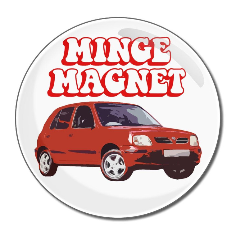 Minge Magnet - Round Compact Mirror