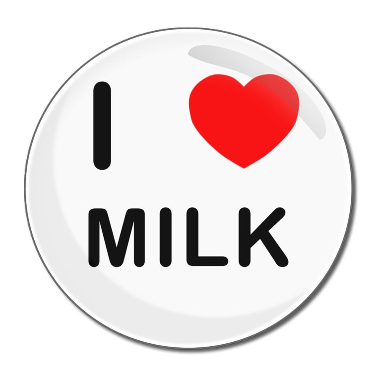 I Love Milk - Round Compact Mirror