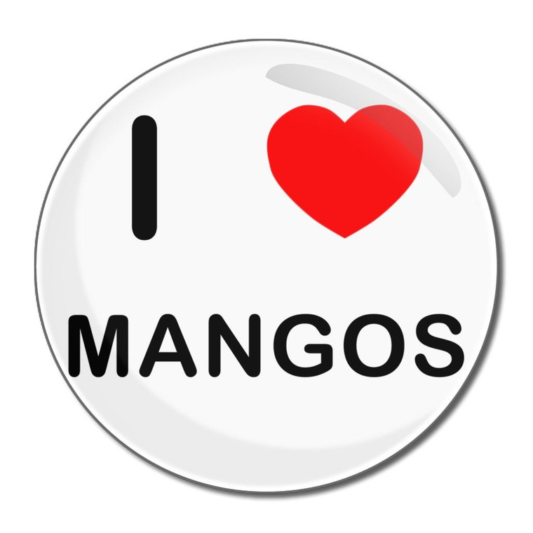 I Love Mangos - Round Compact Mirror