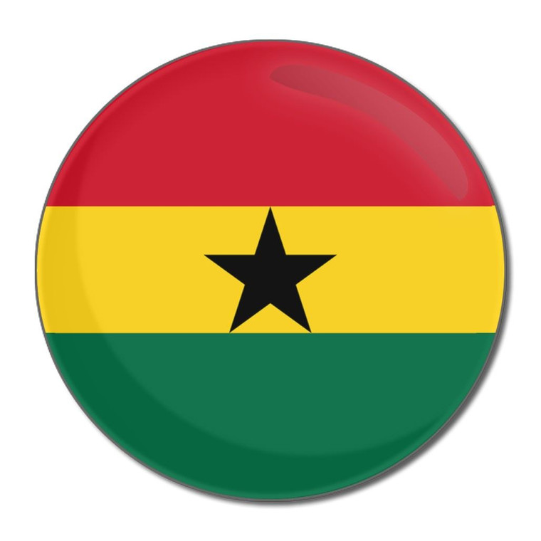 Ghana Flag - Round Compact Mirror