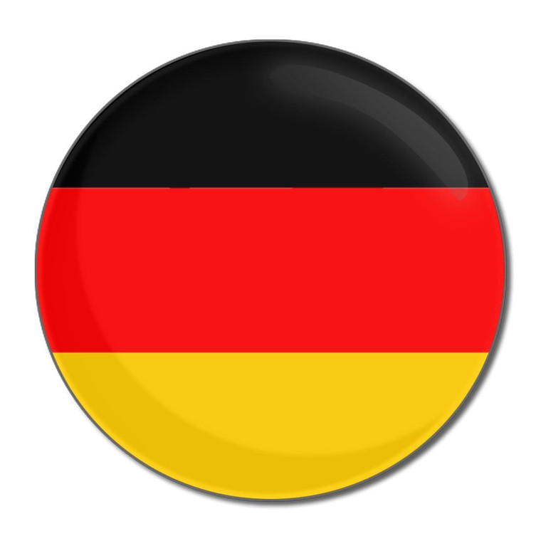 Germany Flag - Round Compact Mirror