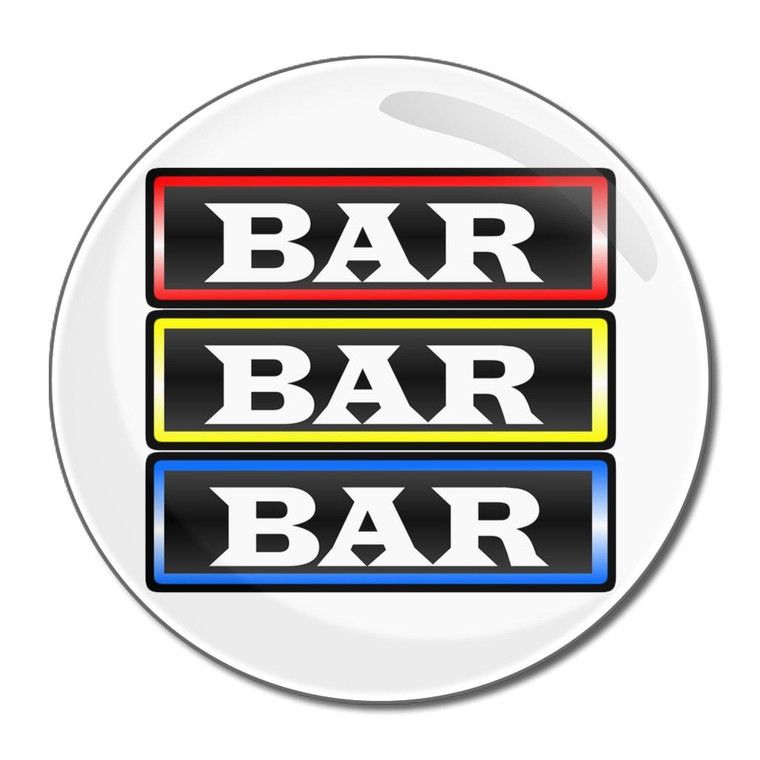 Fruit Machine Bar - Round Compact Mirror