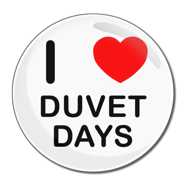 I Love Duvet Days - Round Compact Mirror