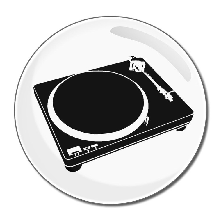 DJ Decks - Round Compact Mirror DJ Decks - Round Compact Mirror
