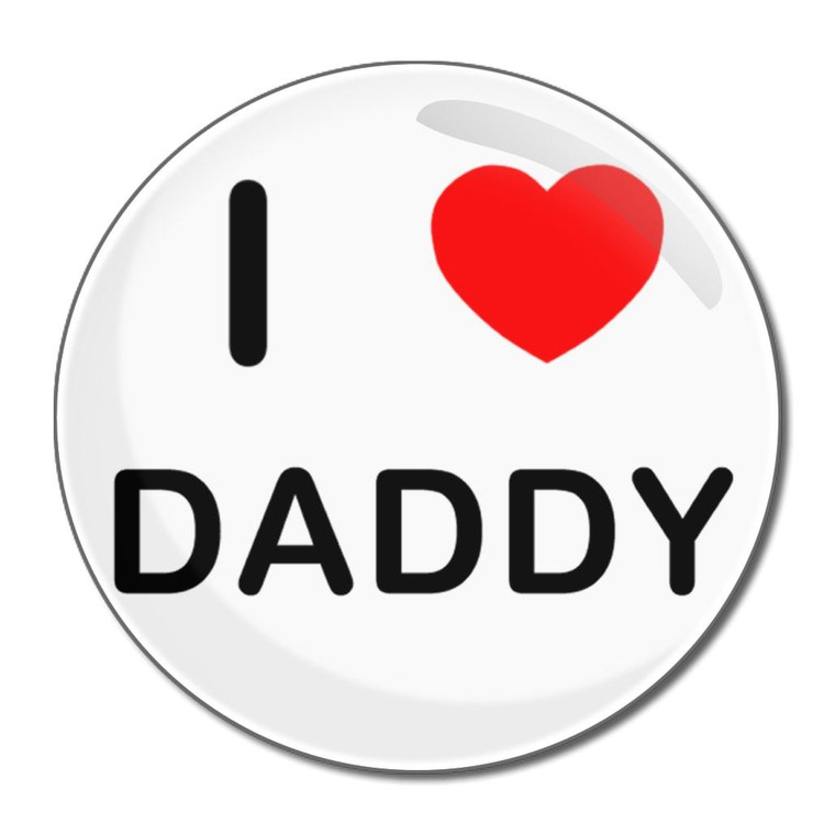I Love Daddy - Round Compact Mirror I Love Daddy - Round Compact Mirror