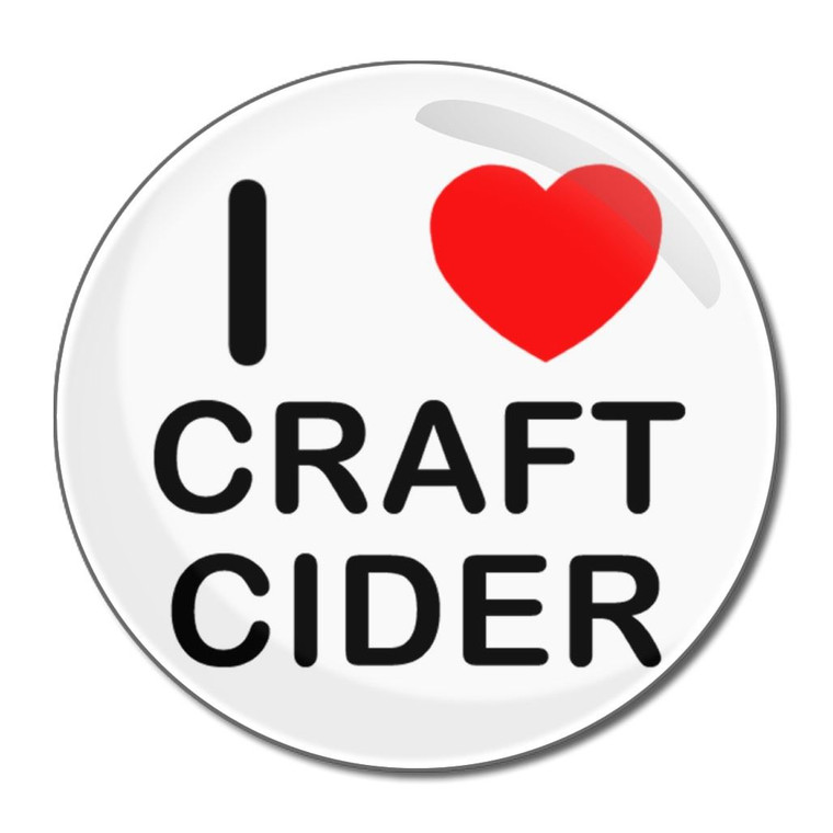I Love Craft Cider - Round Compact Mirror