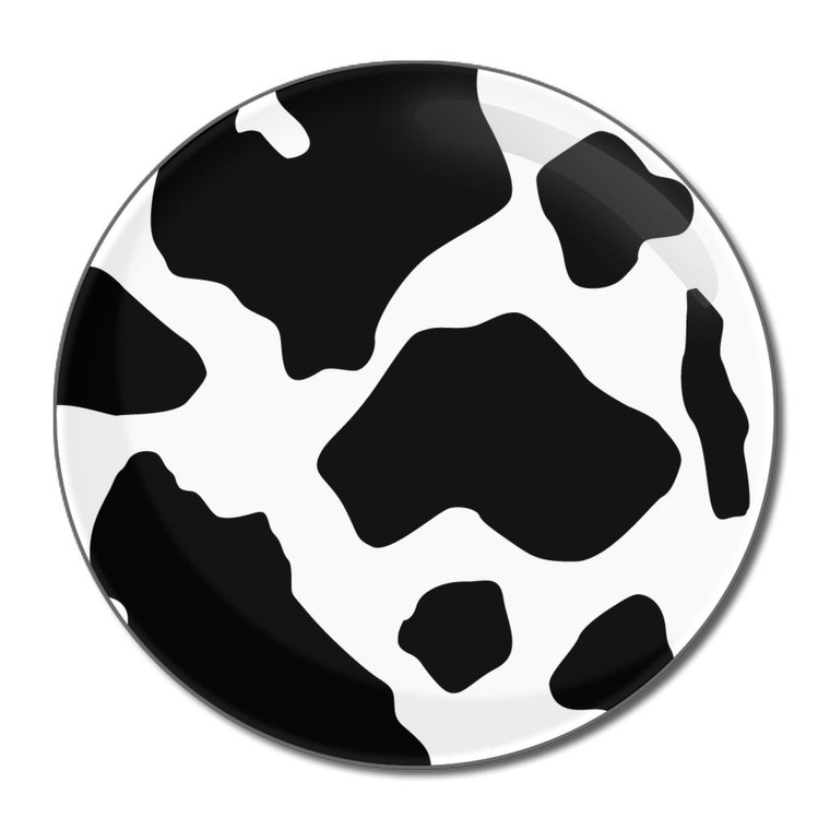 Cow Pattern - Round Compact Mirror