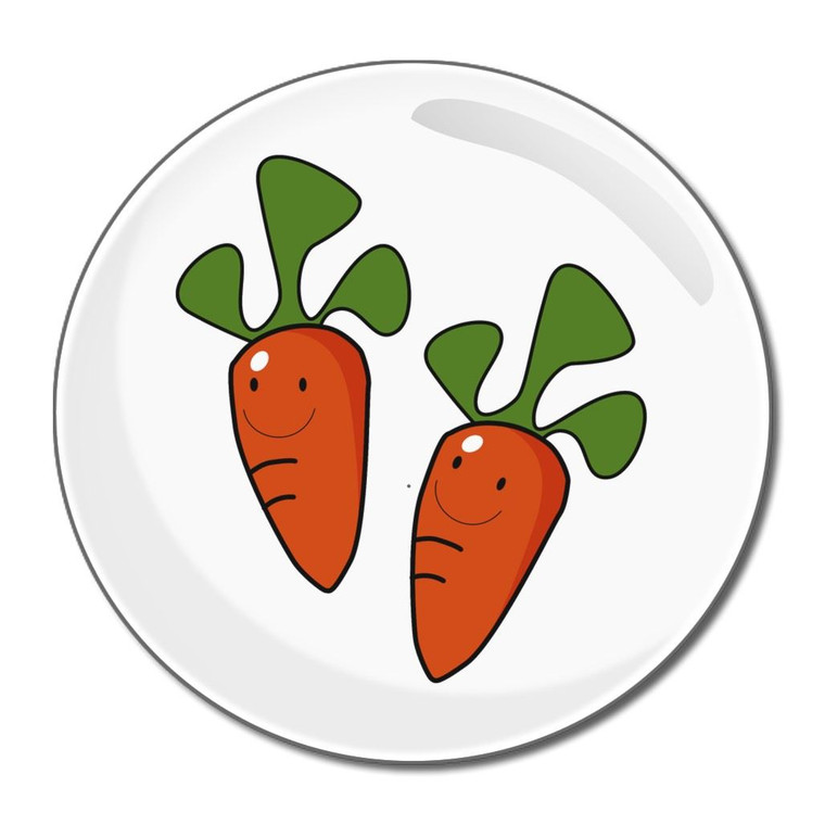 Carrots - Round Compact Mirror