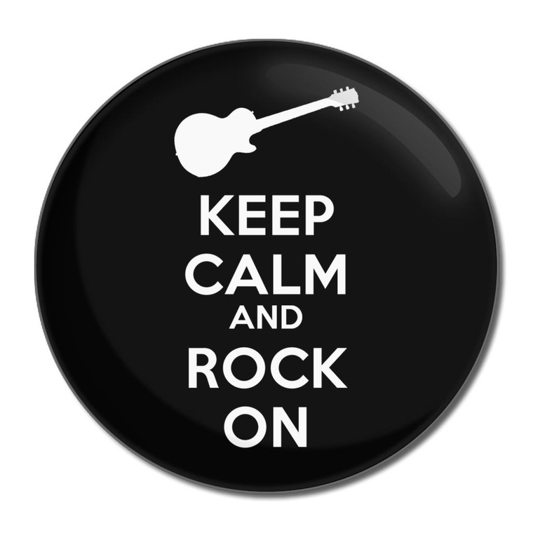 Keep Calm and Rock On - Round Compact Mirror