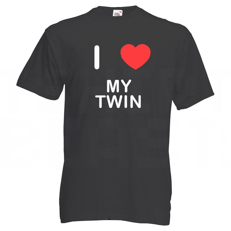 I Love My Twin - T Shirt