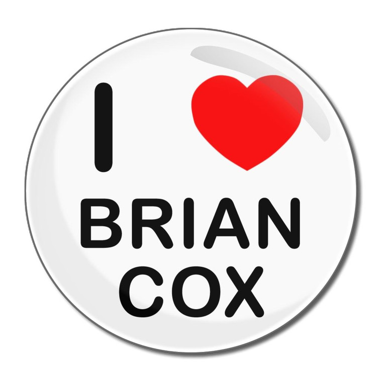 I Love Brian Cox - Round Compact Mirror