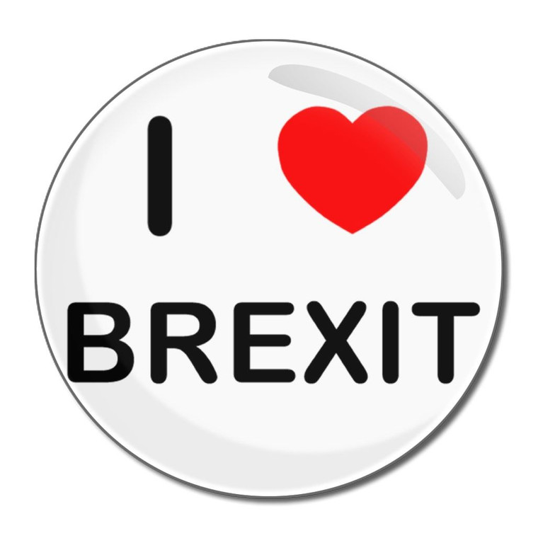 I Love Brexit - Round Compact Mirror