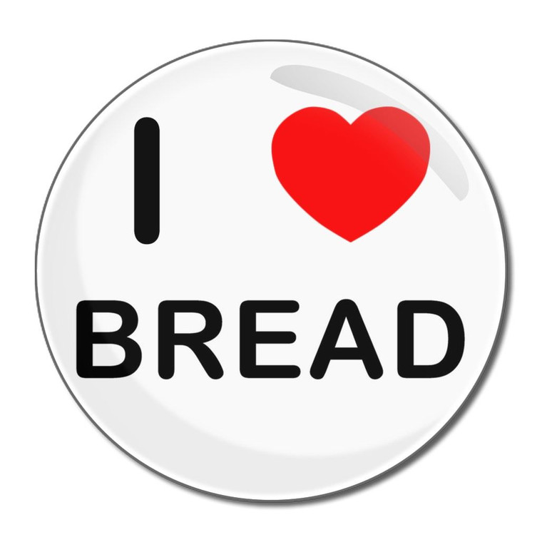 I Love Bread - Round Compact Mirror