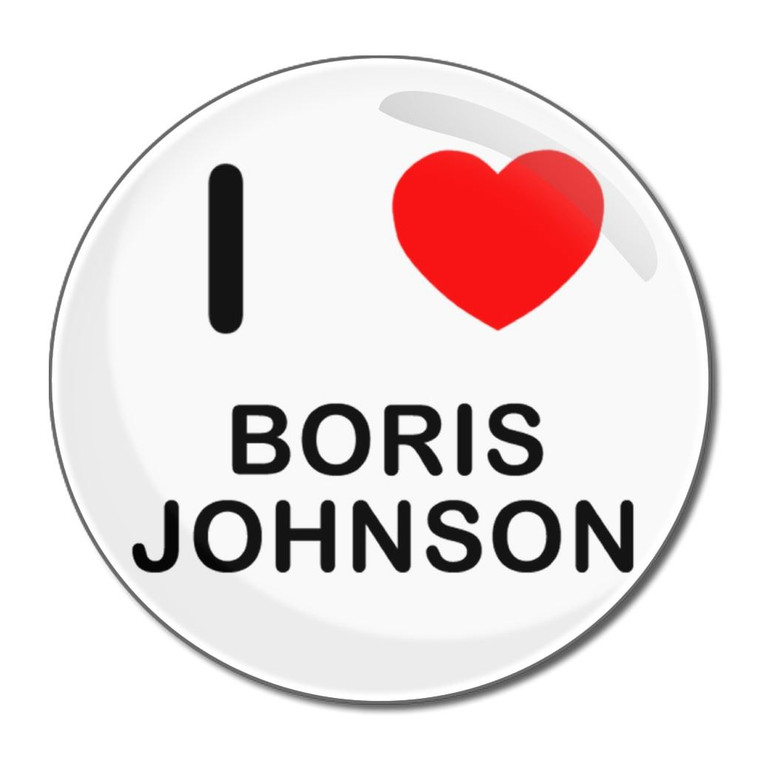 I Love Boris Johnson - Round Compact Mirror