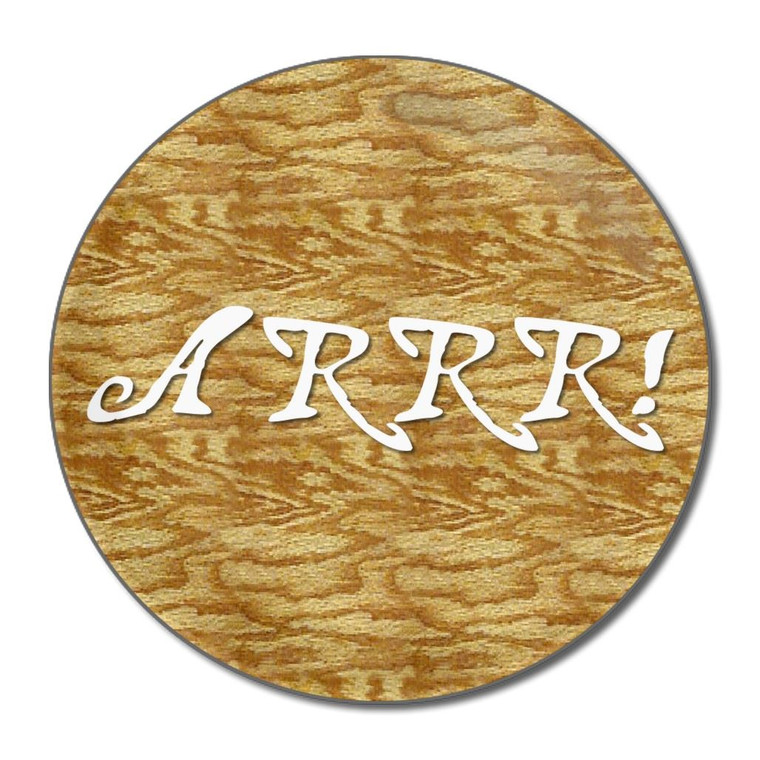 Arrr - Round Compact Mirror