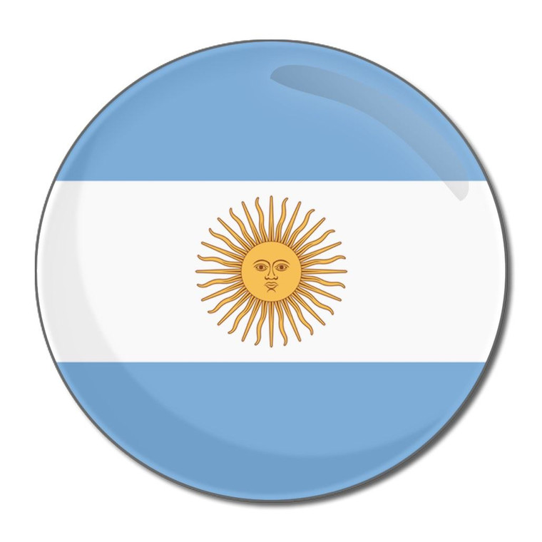 Argentina Flag - Round Compact Mirror